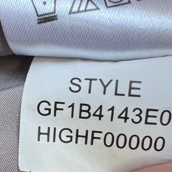 Ellen Tracy Blouse Top Sleeveless Tie Neck Size 18 Secretary Black Gray Whit - Picture 5 of 6